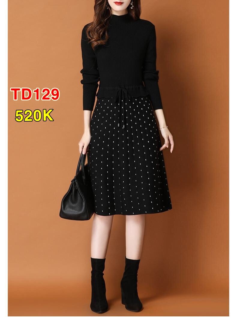 Đầm Suông Len Bi - TD129